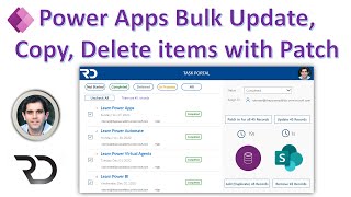 PowerApps bulk update collection with Patch [upl. by Nadiya765]