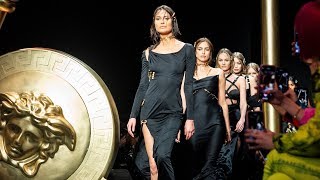 Versace Womens FallWinter 2019  Fashion Show [upl. by Nolasba802]