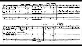 Bach  Prelude and Fugue in C major BWV 553 [upl. by Ahsitel694]