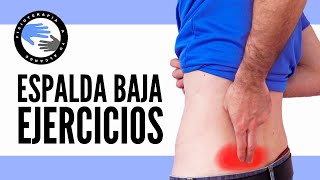 ¿Dolor lumbar bajo 3 ejercicios para aliviar el lumbago PARA SIEMPRE [upl. by Elaen349]