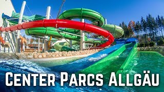 NEW WATERPARK IN GERMANY Aqua Mundo Allgäu All Slides POV [upl. by Bocaj587]