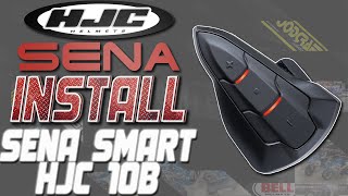 Sena Smart HJC 10B Bluetooth Communication System Review and Install  Sportbike Track Gear [upl. by Otrebmal]