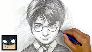 How To Draw Harry Potter  YouTube Studio Sketch Tutorial [upl. by Lenrad]