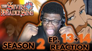 ESCANOR REVEALED ESCANOR VS GALAND Seven Deadly Sins Season 2 Episode 13 amp 14 REACTION [upl. by Markman]