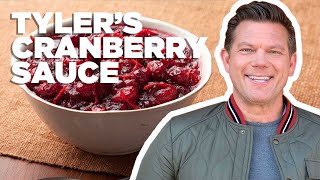 Tyler Florence Makes CranberryOrange Sauce  Tylers Ultimate  Food Network [upl. by Reifel]