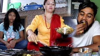 In Kitchen For Chop amp Pakauda Himesh Megha Official [upl. by Cini]