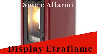 Display Spie e Allarmi stufa Nordica Extraflame [upl. by Aihtnis807]