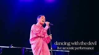 Demi Lovato  Dancing With The Devil Live Acoustic Performance [upl. by Kruter]