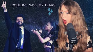 REACTION The Weeknd amp Ariana Grande LIVE Save Your Tears at iHeartRadio Music Awards 2021 [upl. by Alyehs392]