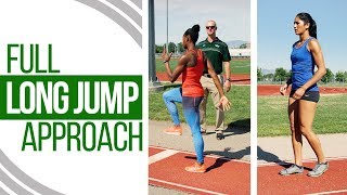 Long Jump Technique  The Full Approach [upl. by Algie]