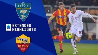 Lecce vs Roma Extended Highlights  Serie A  CBS Sports Golazo [upl. by Loginov]