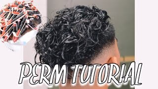 How To Get Curly Hair PERM TUTORIAL [upl. by Fisa197]