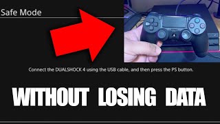 PS4 Update  Cannot Start the PS4  Safe Mode Loop FIX EASY METHOD [upl. by Alphonsine721]