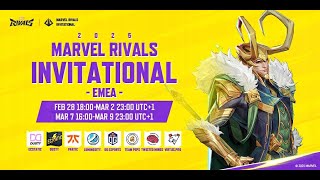 Marvel Rivals Invitational 2025 EMEA Day 4 UTC1） [upl. by Pokorny]