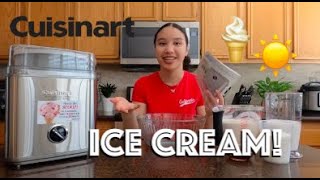 Cuisinart Frozen YogurtSorbet amp Ice Cream Maker ICE30 Series Review  NK Cookery [upl. by Eigla]