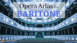 Opera Arias for Baritone  OperaOke Karaoke with Lyrics  Instrumental [upl. by Aissenav950]