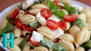 How to Make Caprese Pasta Salad  Hilah Cooking [upl. by Esiralc31]