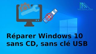 Réparer Windows 10 sans cd sans clé USB sans perte de données [upl. by Silisav115]