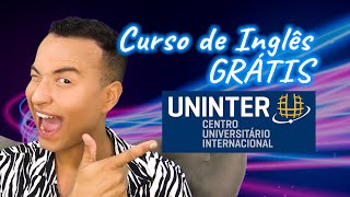 Como é o CURSO DE INGLÊS EAD grátis da UNINTER [upl. by Nrubloc]