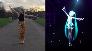 Mews Anamanaguchi  Miku ft Hatsune Miku 初音ミク Dance Cover Comparison Version [upl. by Eatnoled]