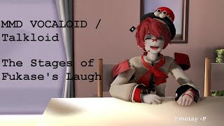 The Stages of Fukases Laugh  VOCALOID  TALKLOID Funny Animation  Happy Birthday Fukase [upl. by Hsotnas898]