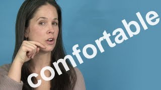 How to Pronounce COMFORTABLE  AMERICAN ENGLISH PRONUNCIATION [upl. by Brunhilde710]