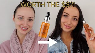 TANLUXE THE FACE ILLUMINATING SELF TAN DROPS REVIEW  DEMO  SELF TANNER REVIEW [upl. by Anairb]