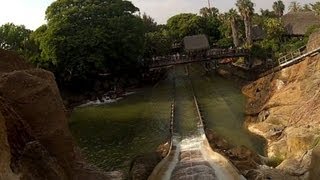 Tutuki Splash  On Ride  POV  Front Seat  PortAventura  HD [upl. by Ardnajela]