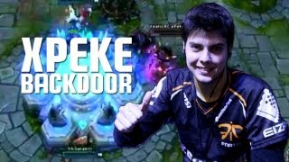 xPeke backdoor vs SK Gaming Intel Extreme Masters Katowice [upl. by Eehtomit]