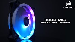 CORSAIR QL Series RGB PWM Fan [upl. by Gibeon568]