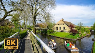 Giethoorn The Netherlands 8K 🇳🇱 [upl. by Alaekim]