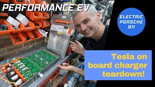 Tesla Onboard Charger Teardown Pt1  Opening it up to look inside  how does this gen 3 Charger Work [upl. by Graham]