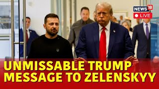 LIVE  Russia Ukraine War  Trumps First Reaction After Zelensky Speech At Munich  N18G [upl. by Law]