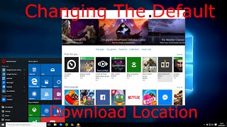 How To Change The Windows Store Default Download Location [upl. by Adeehsar280]