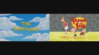 The Simpsons and Phineas and Ferb Theme Song Mix [upl. by Rori]