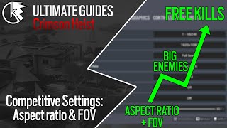 The BEST ASPECT RATIO  FOV in Rainbow Six Siege [upl. by Adnovay]