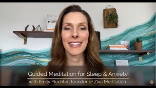 Guided Meditation for Sleep and Anxiety  Ziva Meditation [upl. by Apeed]