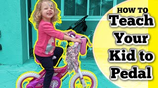 Teaching A Toddler How to Pedal A Bike [upl. by Ashleigh]