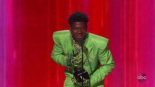 Lil Nas X Wins Favorite Song  RapHipHop at the 2019 AMAs  The American Music Awards [upl. by Eserahc]