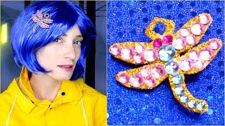 CORALINES Dragonfly Hair Clip Easy DIY 🎃 [upl. by Lazes661]