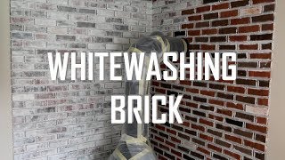 HOW TO WHITEWASH BRICK [upl. by Sandberg296]