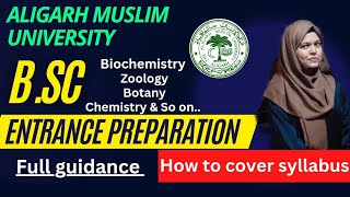 AMU BSC 2023 ENTRANCE EXAM  How to cover syllabus easily [upl. by Corie]