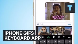 iPhone Gifs Keyboard App — How It Works [upl. by Murage]