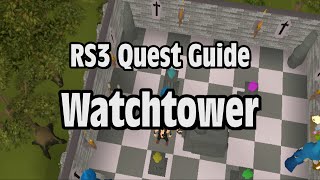 RS3 Watchtower Quest Guide  RuneScape [upl. by Ashmead]