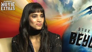 Sofia Boutella Jaylah talks about Star Trek Beyond 2016 [upl. by Jarita727]