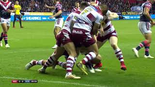 WCC Highlights Wigan Warriors v Sydney Roosters  NRL on Nine [upl. by Jola675]