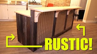 Building A Kitchen Island  Wood amp Metal [upl. by Erdman]