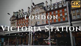 London Victoria Station Walk Through England 4K [upl. by Yer]