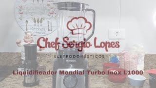 Liquidificador Mondial Turbo Inox L1000 [upl. by Feinleib238]