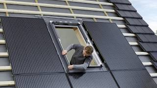 VELUX Roof Windows and Viridian Solar Roof Integrated PV Panels [upl. by Anetsirhc]